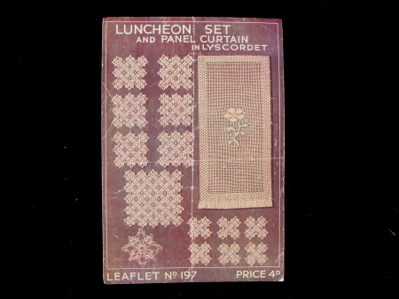 Luncheon Set and Panel Curtain pattern No.197