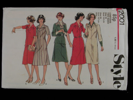 Style - No.2001 - Dress slightly flared or top of skirt