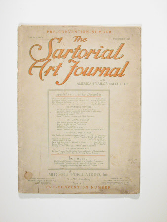 The Sartorial Art Journal and American Tailor and Cutter - December 1919