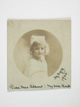 Countess Maya von Fustenburg as a child, 1905