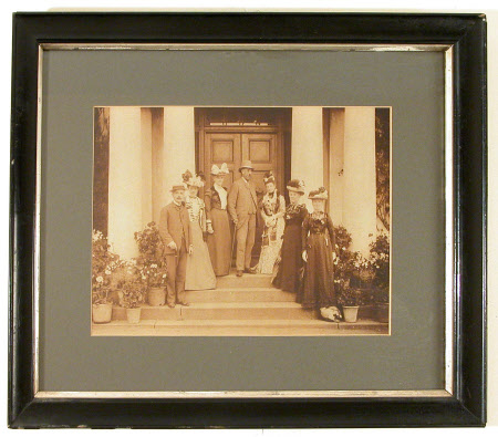 Group with William Robert Hole (1831-1903) and Emily Parlby, Mrs Wiliam Robert Hole