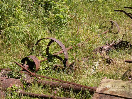 Belt wheel shaft
