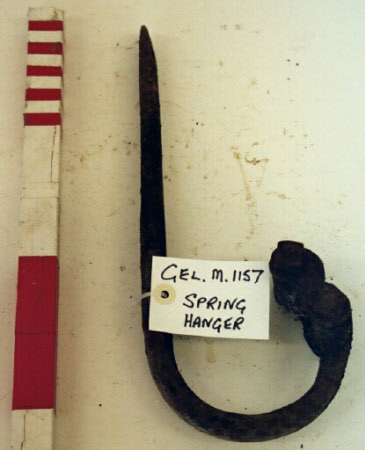 Cart spring hanger
