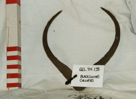 Blacksmith's calipers