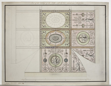 Design for the ceiling of the Marble Hall