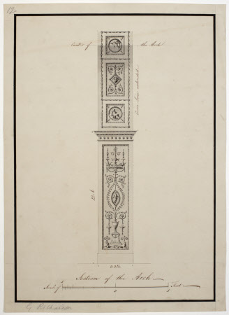 Section of the arch
