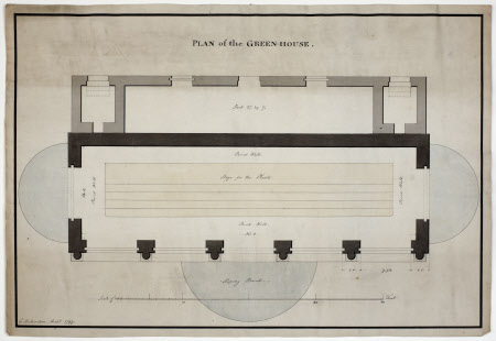 Plan of the greenhouse