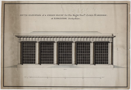 South elevation of a green house