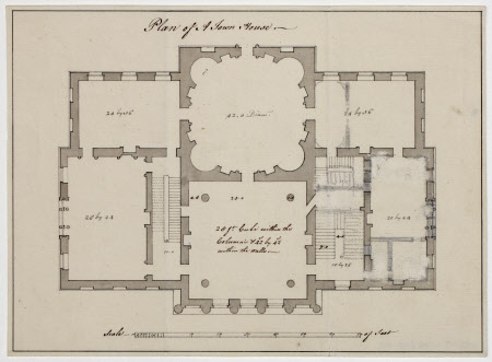 Plan of a town house