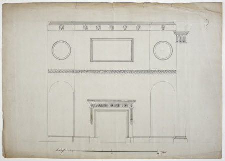 Design for a chimney wall