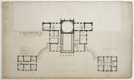 Plan of the second floor (