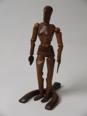 Wooden artist’s model or “lay figure”