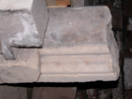 Fireplace moulding fragment