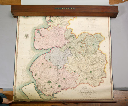 Map of Lancashire