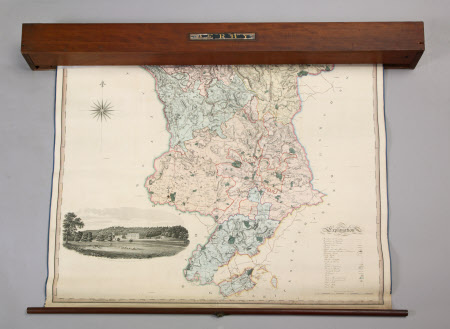 Map of Derbyshire