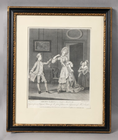 Grown Ladies taught to Dance (after John Collet)