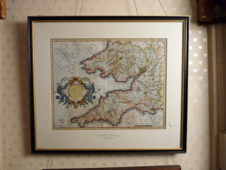 Map of South Wales and South West England
