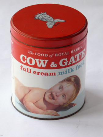Baby milk tin