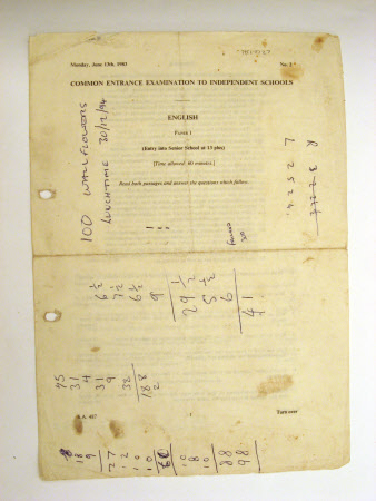 Examination paper
