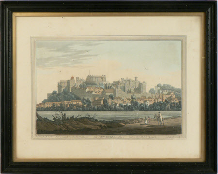 View of Windsor Castle from Clewer (after Joseph Farington)