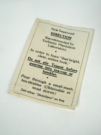 Instruction leaflet