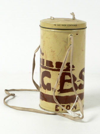 Gas mask with case