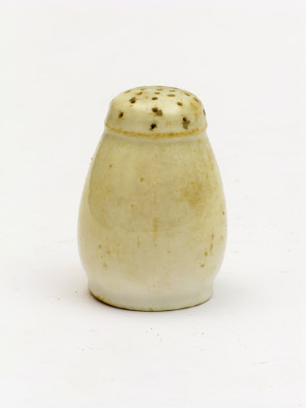 A pair of ceramic pepper pots.