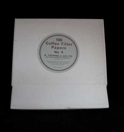 Coffee filter papers box