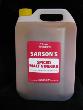 Malt vinegar container