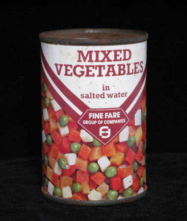Mixed vegetables tin