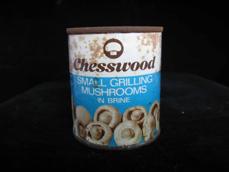 Mushrooms tin