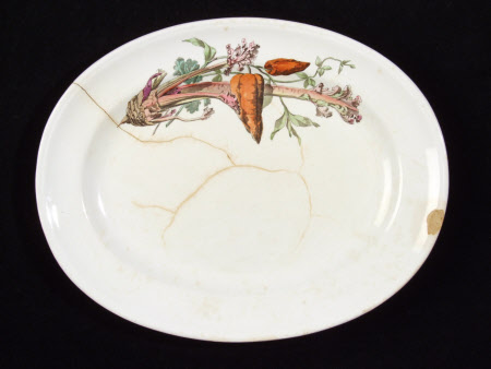 Oval plate