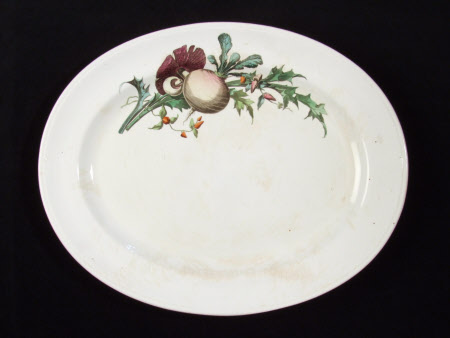 Oval plate