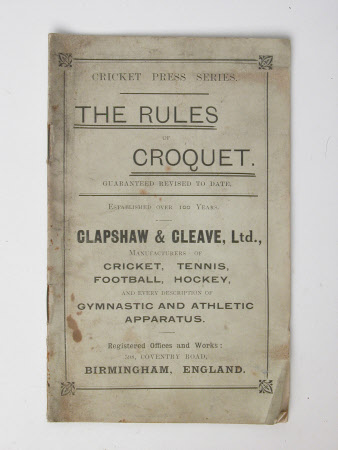 The Rules of Croquet