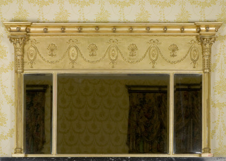 Overmantel mirror