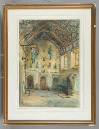 The Great Hall, Cotehele, Cornwall, 1902