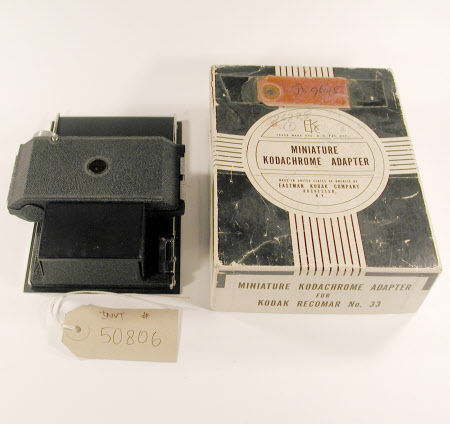 Miniature Kodachrome Adaptor for Kodak Recomar No. 33