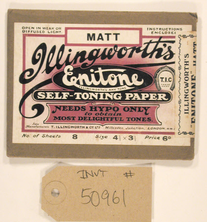 Illingworth’s Self-Toning Paper