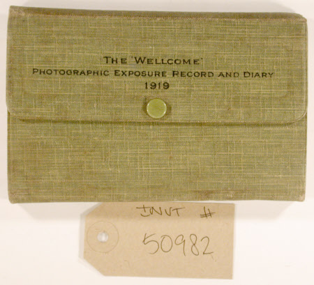 The Wellcome Photographic Exposure Record and Diary 1919