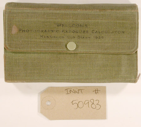 Wellcome Photographic Exposure Calculator Handbook and Diary 1936
