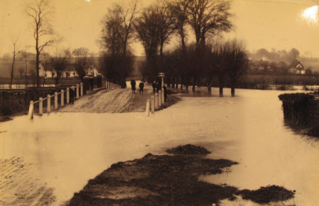 Monochrome print contained in album