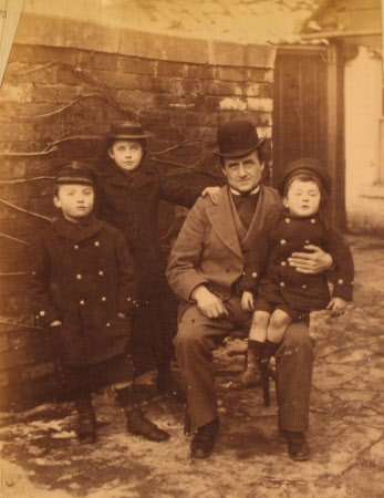 Monochrome print contained in album
