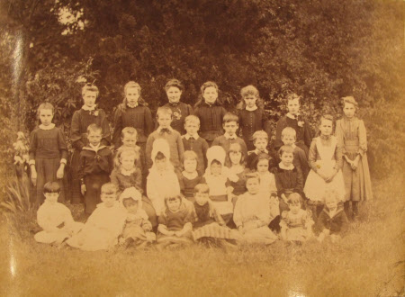 Monochrome print contained in album