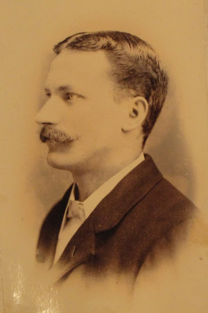 Monochrome print contained in album