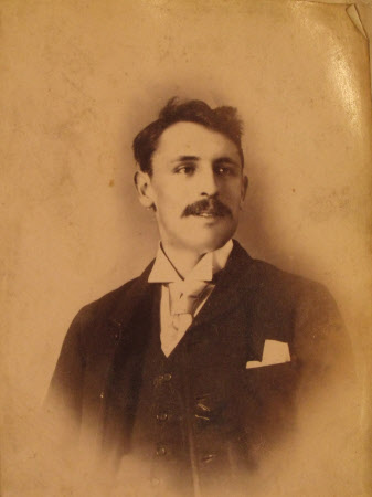 Monochrome print contained in album