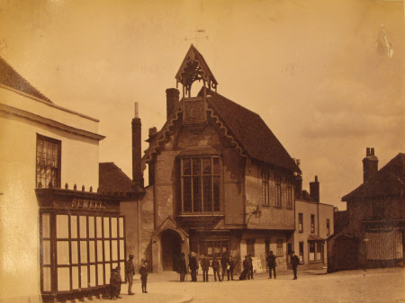 Monochrome print contained in album