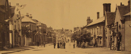 Monochrome print contained in album