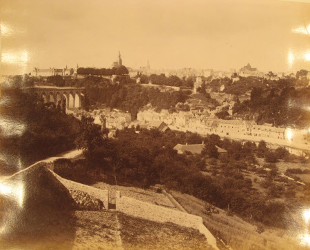 Monochrome print contained in album