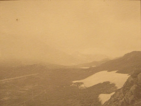 Pontresina 1900 - Mist on Albula Pass