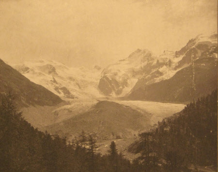 Monochrome print contained in album
